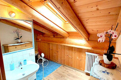 Bagno azzurro zona notte altra vista Bagno azzurro zona notte altra vista