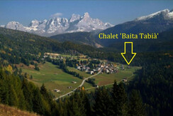 posizione Chalet 'Baita Tabià' Dolomites (2) posizione Chalet 'Baita Tabià' Dolomites (2)