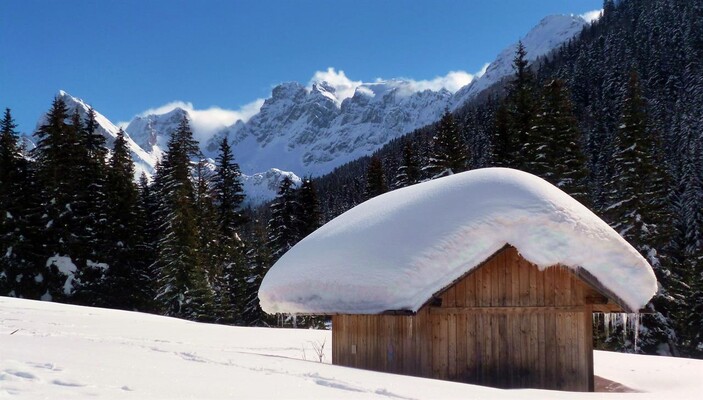 Inverno sulle Dolomiti