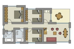 Du Lac et Du Parc Grand Resort - Four Room Bungalo