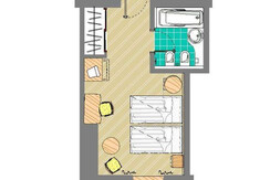 planimetria camera deluxe