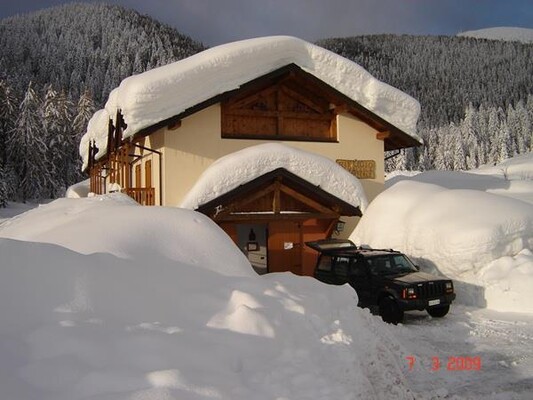 Rifugio Erterle Inverno