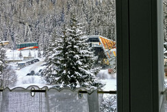 view from living room