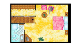 Pianta soppalco Family Suite Rododendro Pianta soppalco Family Suite Rododendro