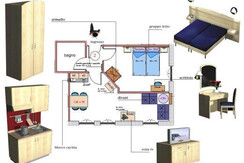 piantina bilocale residenz