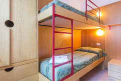 letto a castello verde