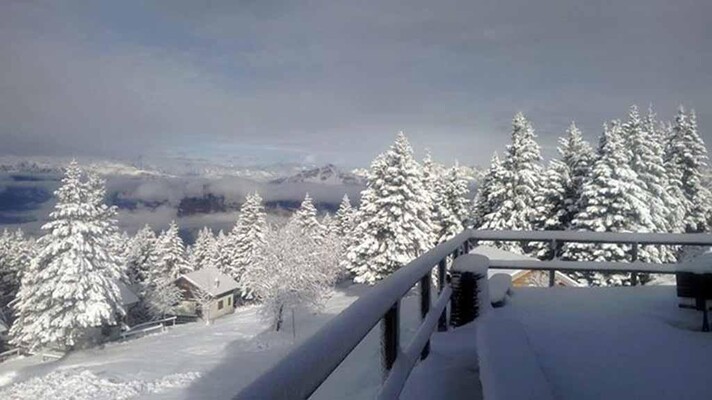 Vista dal Rifugio Malga Zugna