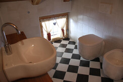 Bagno stanza Picchio Rosso