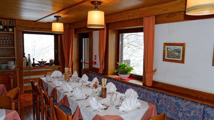 Hotel Panorama Cavalese sala da pranzo
