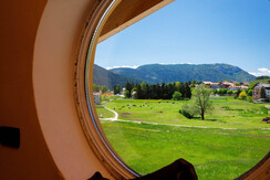 Vista da oblo' MANSARSA lato Ovest Vista da oblo' MANSARSA lato Ovest