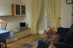 soggiorno con divano letto