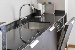 Piano in quarzo con induzione Bosch