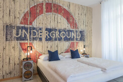 Camera da letto e carta da parati