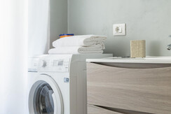 Lavatrice e asciugamani