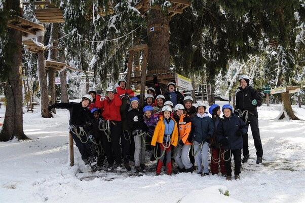 Scuole e gruppi al Sorespark d'inverno