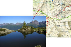 laghetto vicini Cima Valsorda laghetto vicini Cima Valsorda