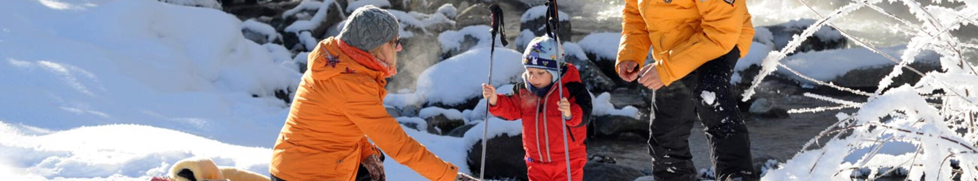 Familie im Schnee