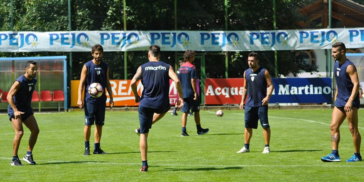 Il Cagliari Calcio in ritiro a Pejo Val di Sole