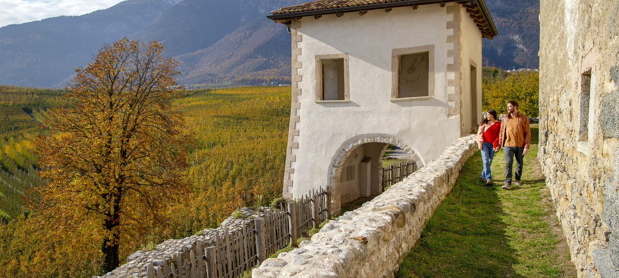 Among the towers and ramparts