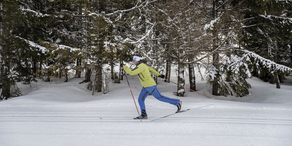 Fare sci di fondo ai piedi delle Tre Cime