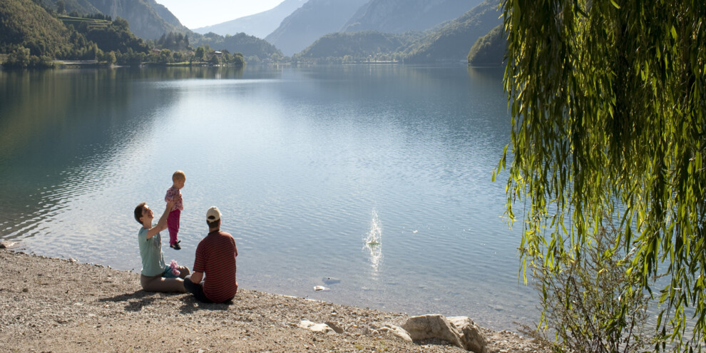 Vacanza con la famiglia sul lago di Ledro