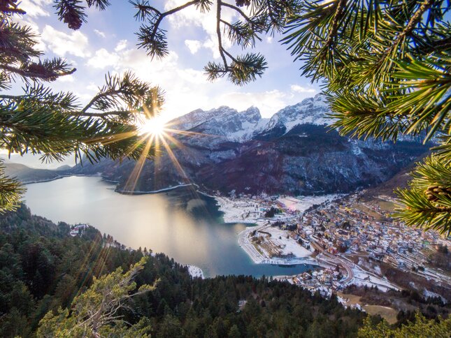 Lake Molveno weather in winter | © Lago di Molveno Inverno ph Frizzera