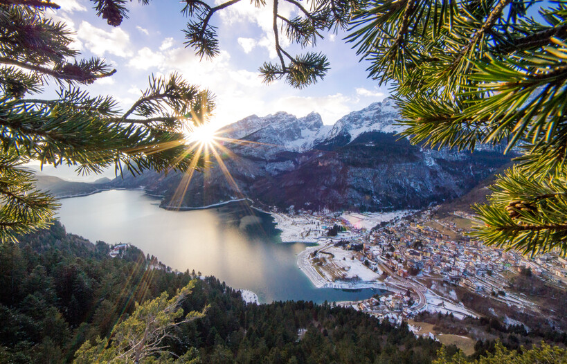 Lake Molveno weather in winter | © Lago di Molveno Inverno ph Frizzera