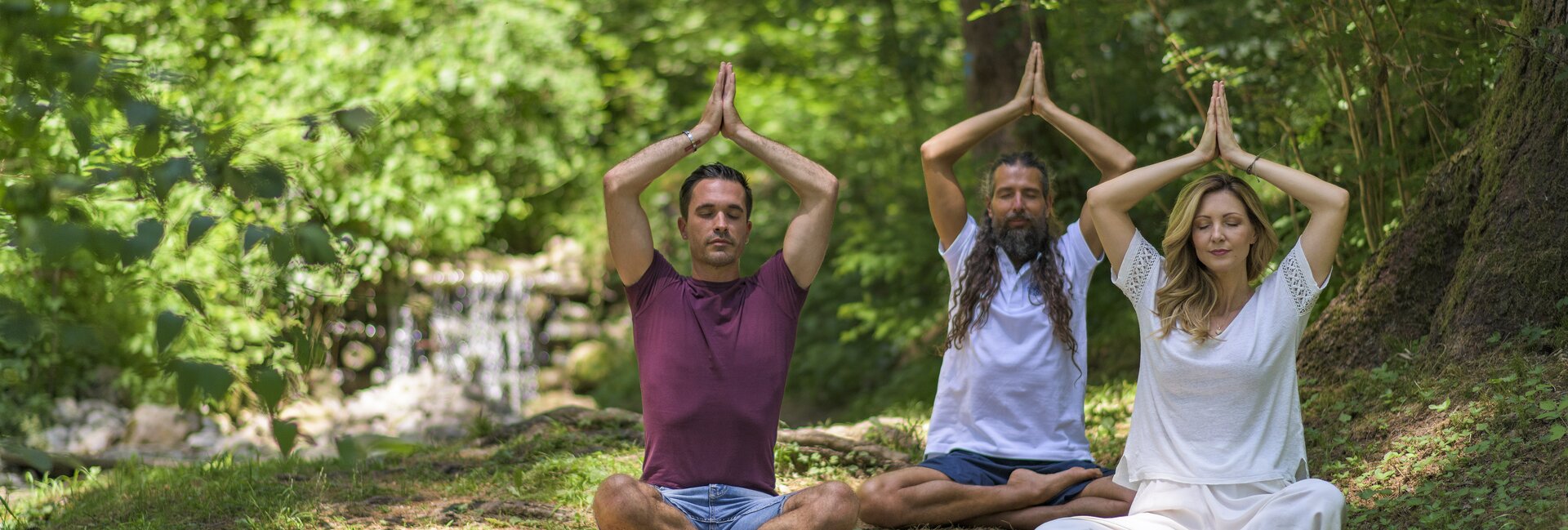 Terme di Comano - Parco delle terme - Pranayama	 | © Ronny Kiaulehn