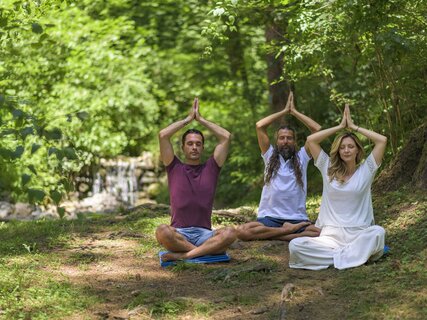 Terme di Comano - Parco delle terme - Pranayama	 | © Ronny Kiaulehn