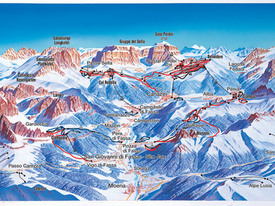 Comprensori sciistici del Trentino - Dove Sciare in Trentino