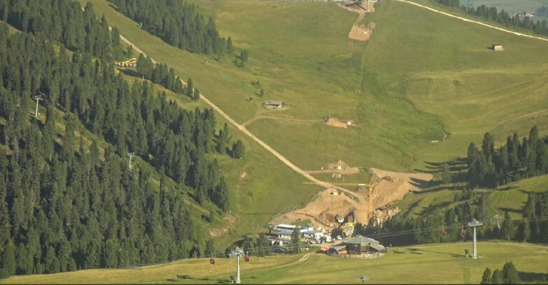Webcam Pampeago  - Predazzo -  Obereggen - Chair lift Obereggen