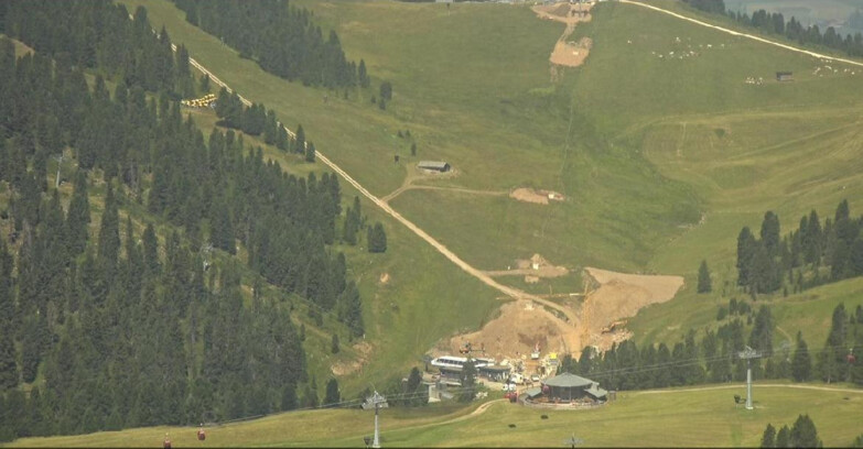 Webcam Pampeago  - Predazzo -  Obereggen - Chair lift Obereggen