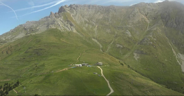 Webcam Pampeago  - Predazzo -  Obereggen - Mountain hut Passo Feudo