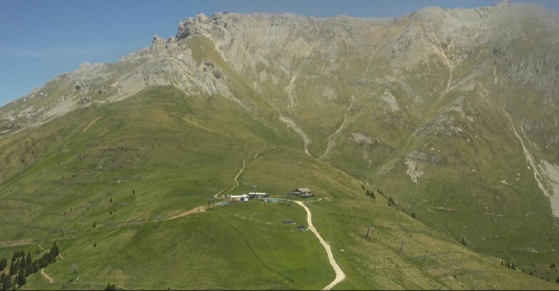 Webcam Pampeago  - Predazzo -  Obereggen - Mountain hut Passo Feudo