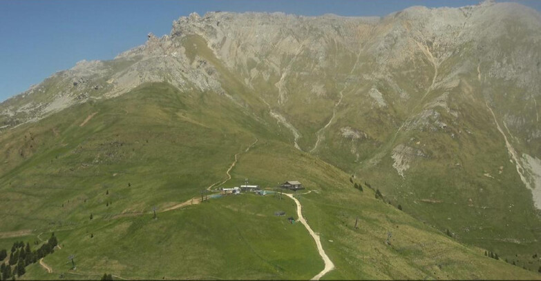 Webcam Pampeago  - Predazzo -  Obereggen - Mountain hut Passo Feudo