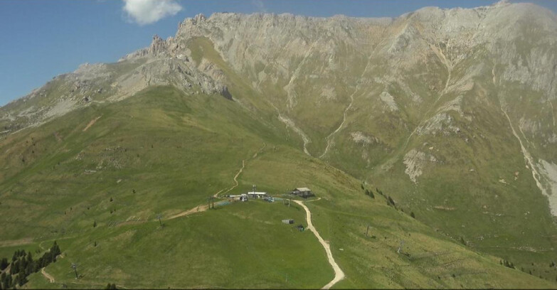 Webcam Pampeago  - Predazzo -  Obereggen - Mountain hut Passo Feudo