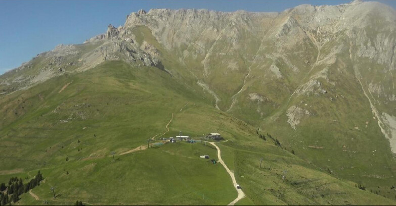 Webcam Pampeago  - Predazzo -  Obereggen - Mountain hut Passo Feudo