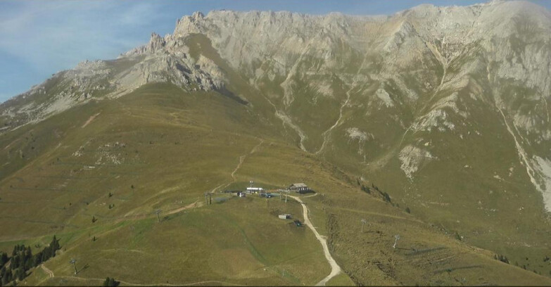 Webcam Pampeago  - Predazzo -  Obereggen - Mountain hut Passo Feudo