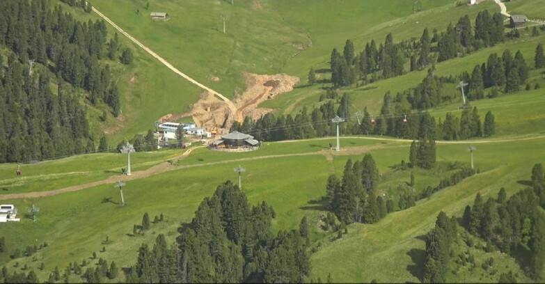 Webcam Pampeago  - Predazzo -  Obereggen - Mountain hut Latemar