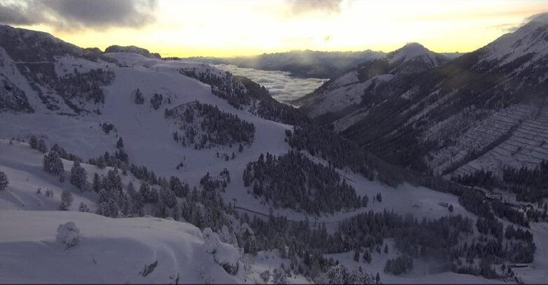 Webcam Pampeago  - Predazzo -  Obereggen - Pista Agnello