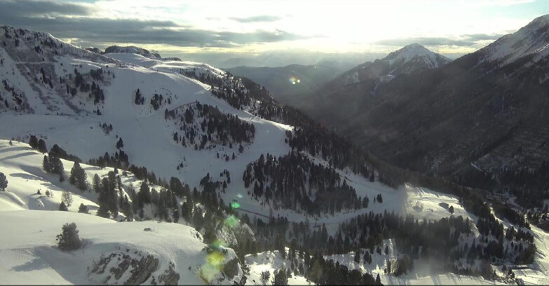 Webcam Pampeago  - Predazzo -  Obereggen - Piste Agnello