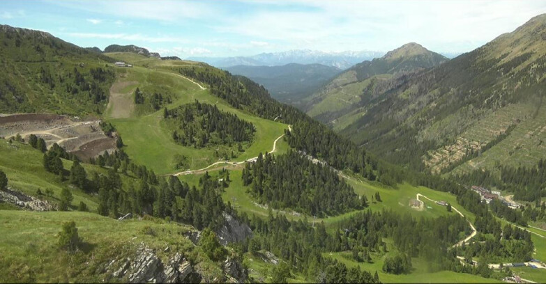 Webcam Pampeago  - Predazzo -  Obereggen - Pista Agnello
