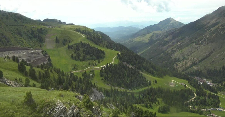 Webcam Пампеаго - Предаццо - Оберегген	 - Pista Agnello