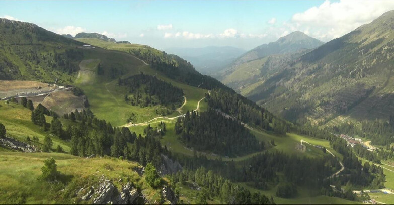Webcam Pampeago  - Predazzo -  Obereggen - Pista Agnello