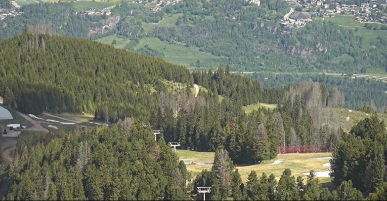 Webcam Alpe Cermis - Lagorai Sesselbahn