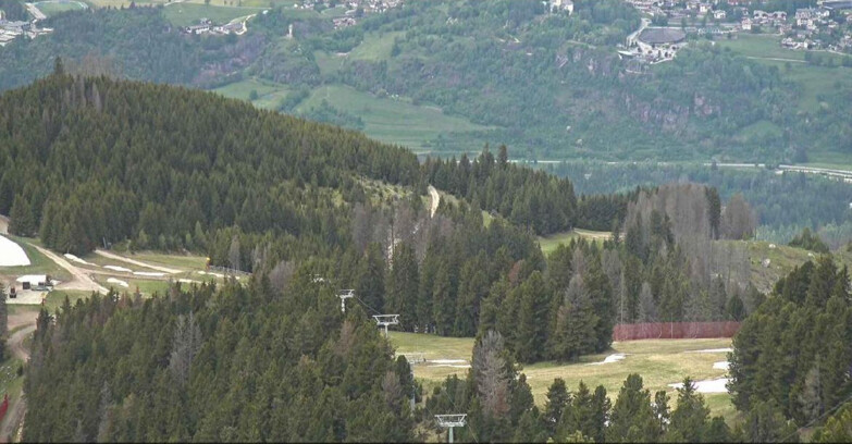 Webcam Alpe Cermis - Lagorai Sesselbahn