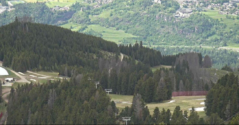 Webcam Alpe Cermis - Lagorai Sesselbahn