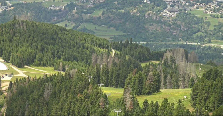Webcam Alpe Cermis - Lagorai Sesselbahn