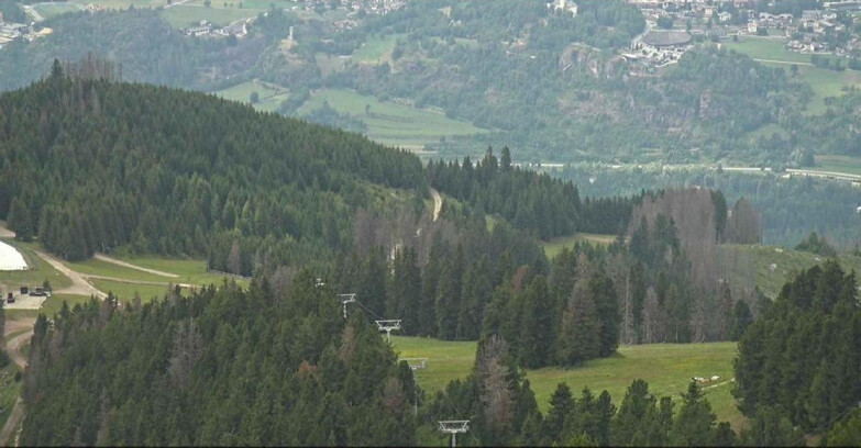 Webcam Alpe Cermis - Lagorai Sesselbahn