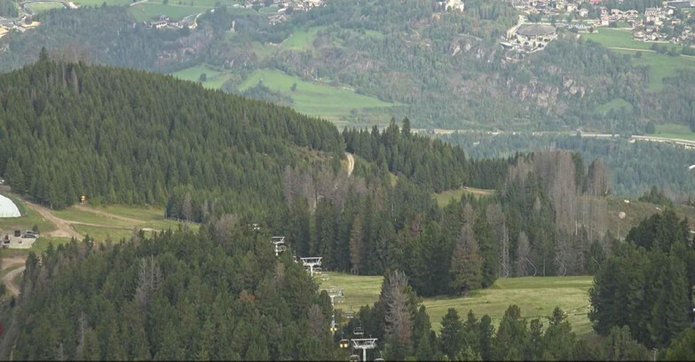 Webcam Alpe Cermis  - Seggiovia Lagorai